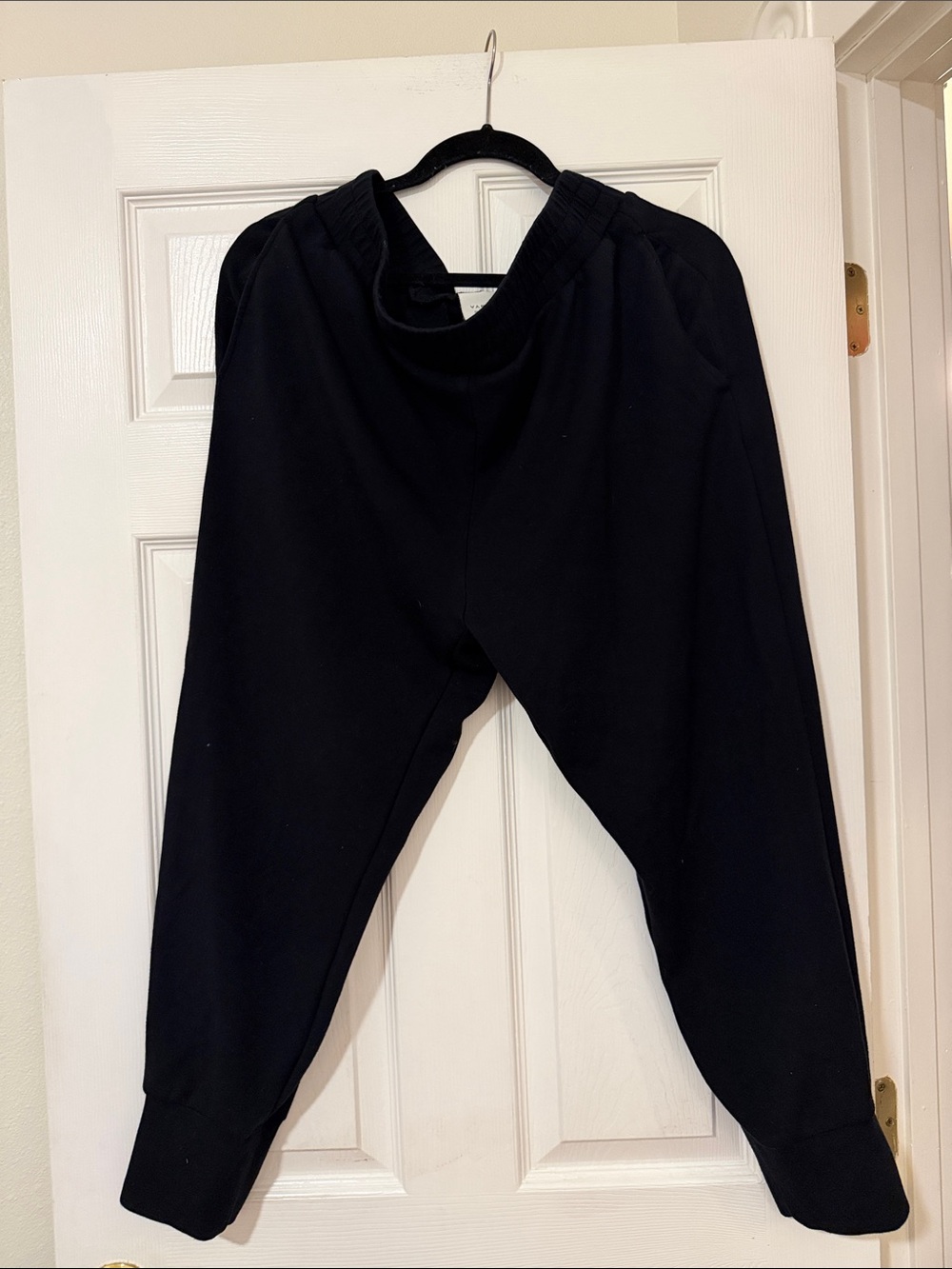 Varley Double Soft Black Track Joggers